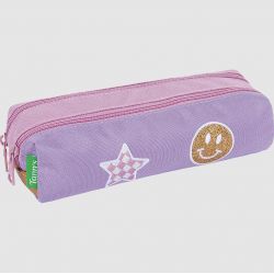 Trousse Double Manon Violet/Rose