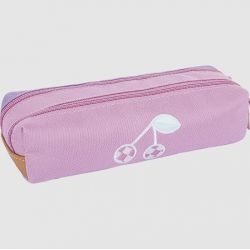 Trousse Double Manon Violet/Rose