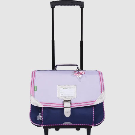 Cartable Trolley 38cm Lisa Violet- Tann's