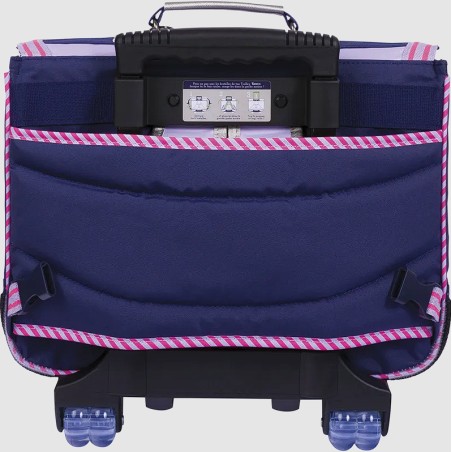 Cartable Trolley 38cm Lisa Violet- Tann's