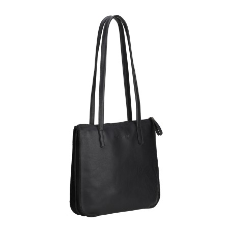 Sac Shopping S en Cuir 