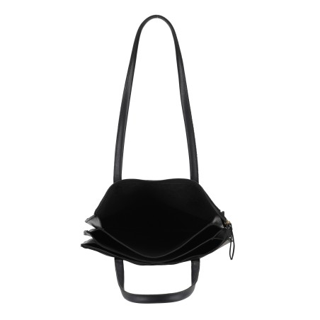 Sac Shopping S en Cuir 