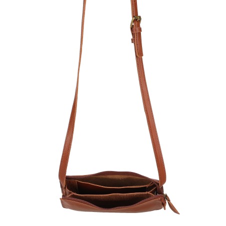 Le sac bandoulière S en Cuir 
