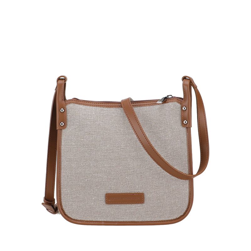 Sac Bandoulière Rose en toile Sac Bandoulière Rose en toile