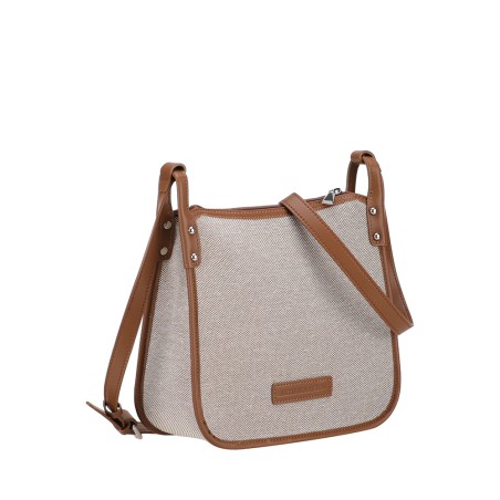 Sac Bandoulière Rose en toile