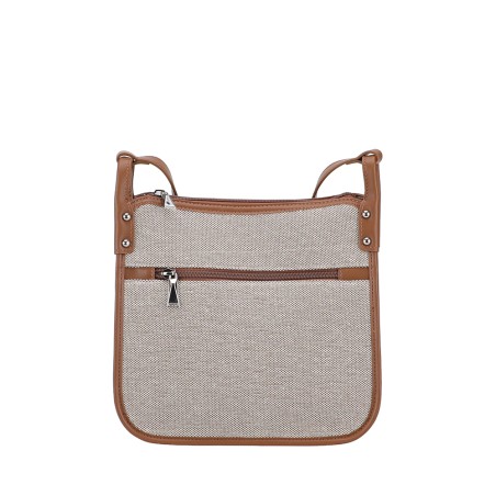 Sac Bandoulière Rose en toile