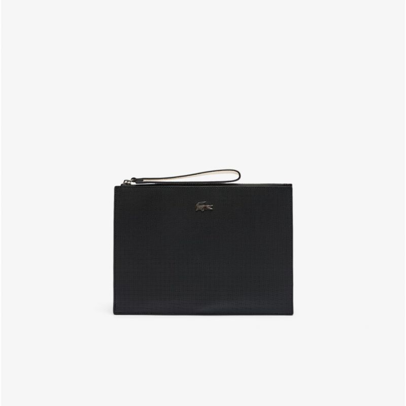 Pochette Zippée Anna en Synthétique - Lacoste