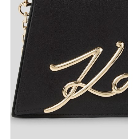 Sac bandoulière K/Signature en Cuir