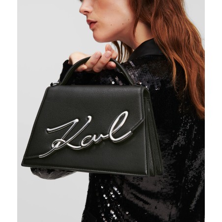 Sac bandoulière K/Signature en Cuir