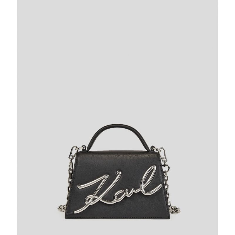 Petit sac à main K/Signature en Cuir