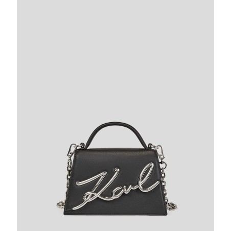 Petit sac à main K/Signature en Cuir