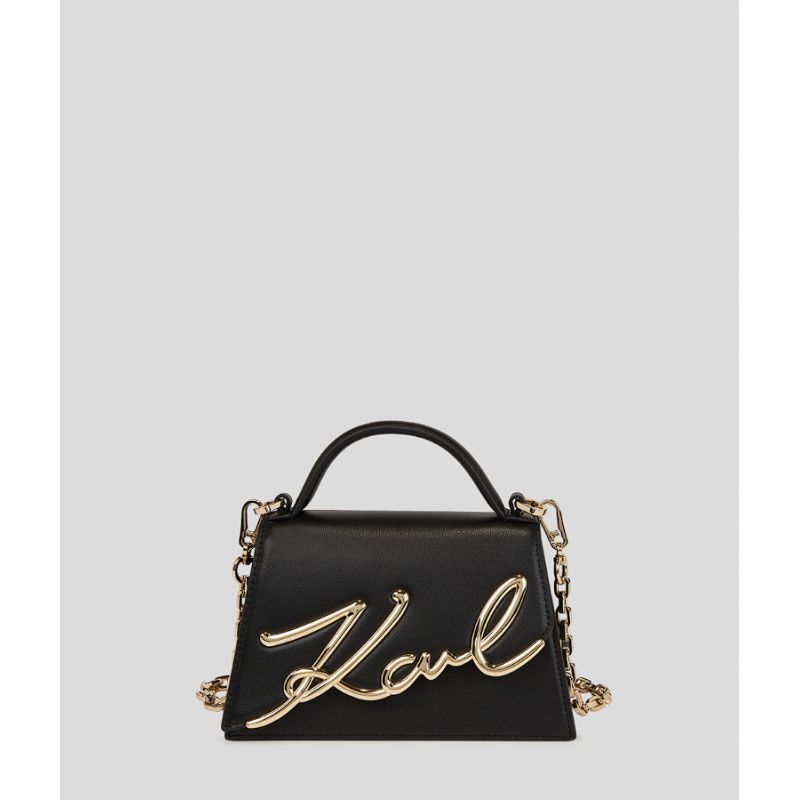 Petit sac à main K/Signature en Cuir