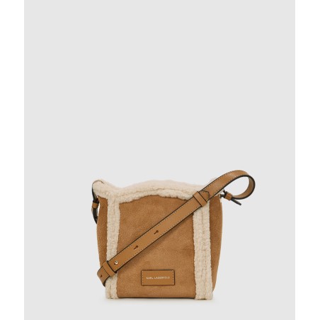 Sac travers K/Circle en Shearling