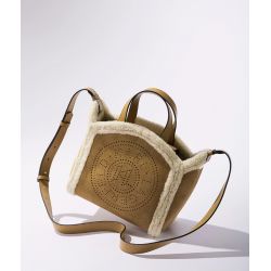 Sac cabas K/Circle en Shearling