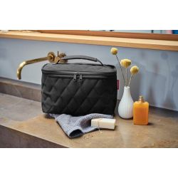 Vanity Comestic Case Rhombus - Black