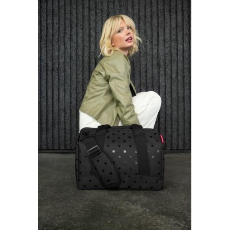 Sac de Voyage Allrounder M - Glossy Dots Black