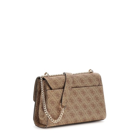 Sac épaule Calista Latte Logo en Synthétique