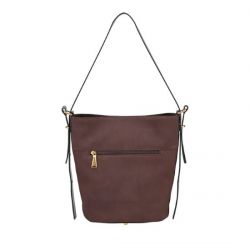 Sac épaule Adonira cuir côtelé 