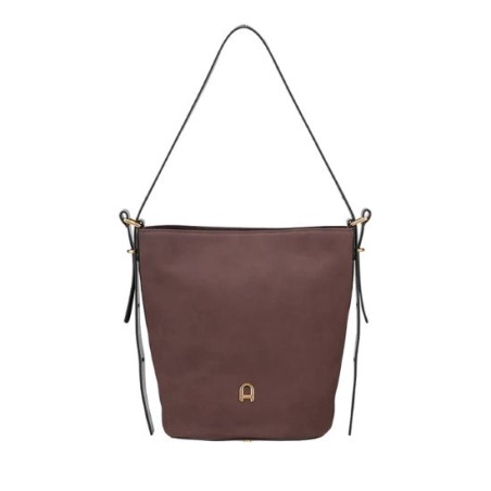 Sac épaule Adonira cuir côtelé 
