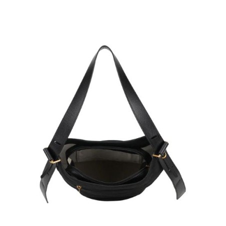 Sac épaule Adonira cuir côtelé 