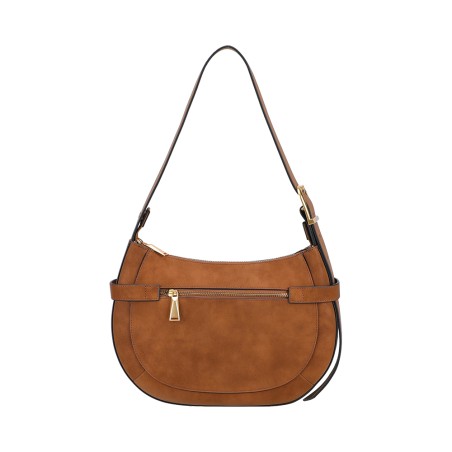 Sac bandoulière croûte de cuir Madelena - Arthur & Aston