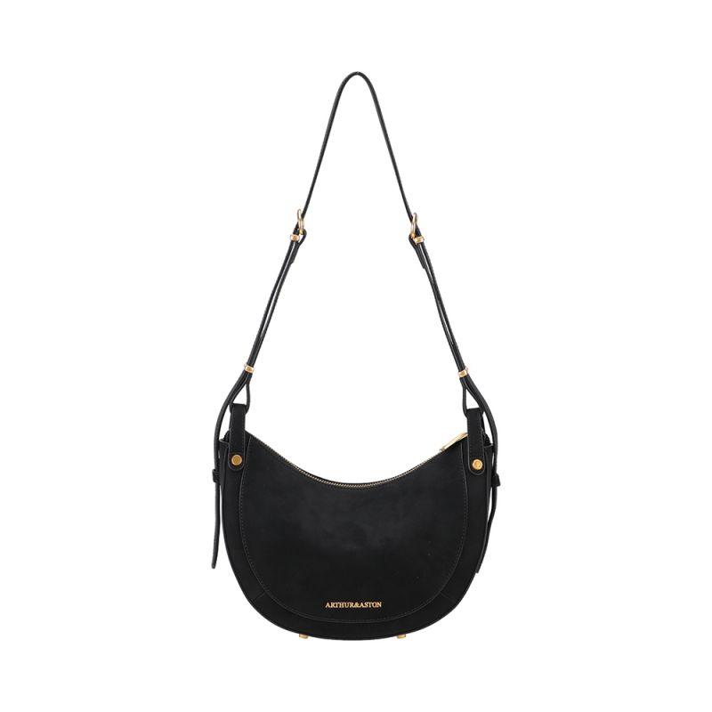 Sac épaule bandoulière croûte de cuir Madelena - Arthur & Aston
