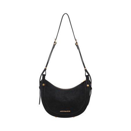 Sac épaule bandoulière croûte de cuir Madelena - Arthur & Aston