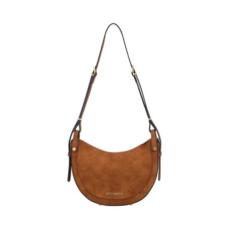 Sac épaule bandoulière croûte de cuir Madelena - Arthur & Aston