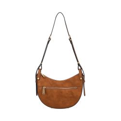 Sac épaule bandoulière croûte de cuir Madelena - Arthur & Aston