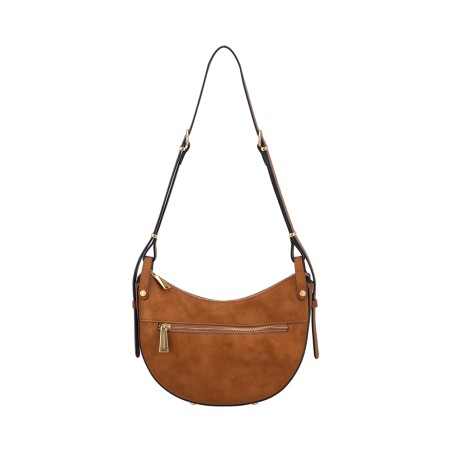 Sac épaule bandoulière croûte de cuir Madelena - Arthur & Aston