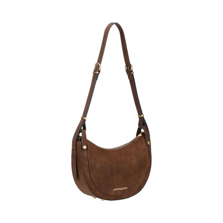 Sac épaule bandoulière croûte de cuir Madelena - Arthur & Aston