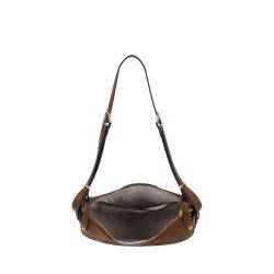 Sac épaule bandoulière croûte de cuir Madelena - Arthur & Aston