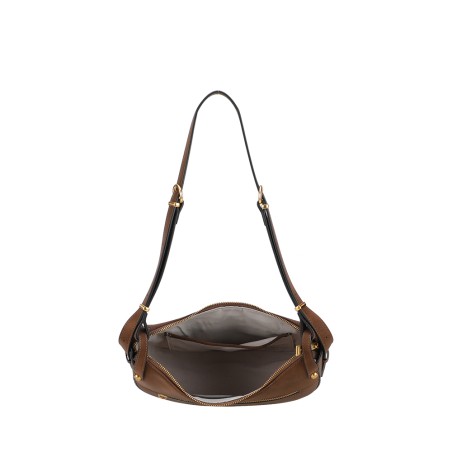 Sac épaule bandoulière croûte de cuir Madelena - Arthur & Aston