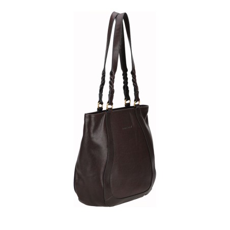 Sac bandoulière Juliette Cuir vachette grand format - Arthur & Aston