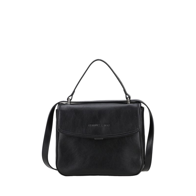 Sac à main à rabat Edith cuir - Arthur & Aston