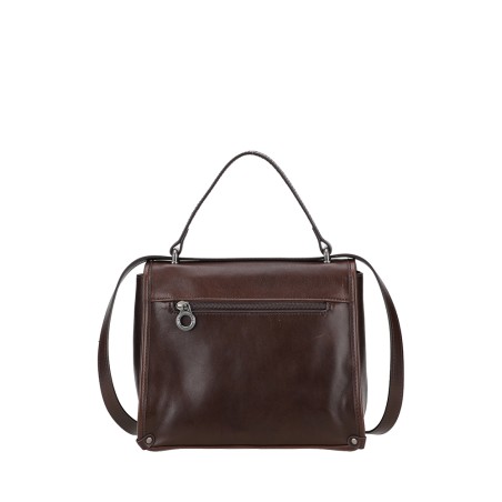 Sac à main à rabat Edith cuir - Arthur & Aston