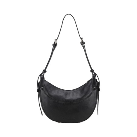 Sac épaule demi lune Edith en Cuir - Arthur & Aston 