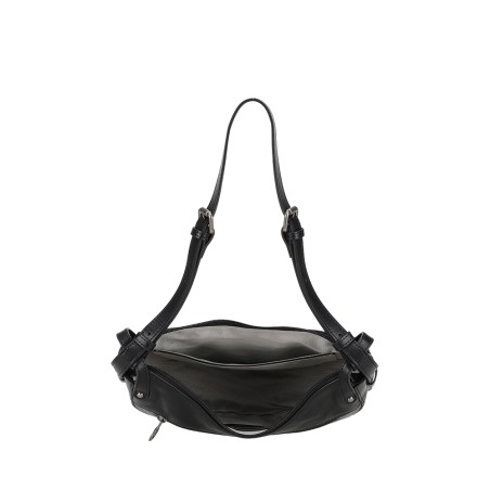Sac épaule demi lune Edith en Cuir - Arthur & Aston 