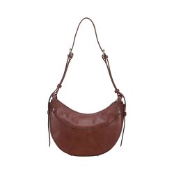 Sac épaule demi lune Edith en Cuir - Arthur & Aston 