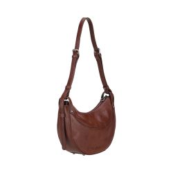 Sac épaule demi lune Edith en Cuir - Arthur & Aston 
