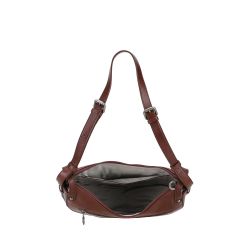 Sac épaule demi lune Edith en Cuir - Arthur & Aston 