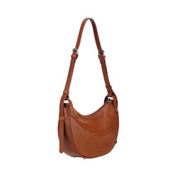 Sac épaule demi lune Edith en Cuir - Arthur & Aston 