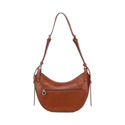 Sac épaule demi lune Edith en Cuir - Arthur & Aston 
