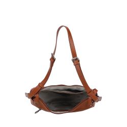 Sac épaule demi lune Edith en Cuir - Arthur & Aston 