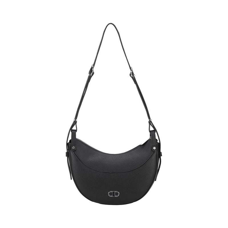 Sac épaule demi-lune Daphné en Cuir 
