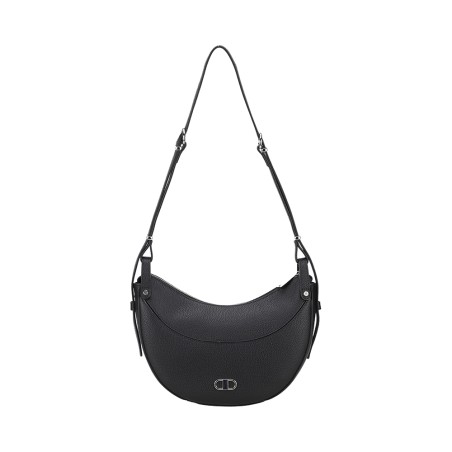 Sac épaule demi-lune Daphné en Cuir 