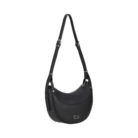 Sac épaule demi-lune Daphné en Cuir 