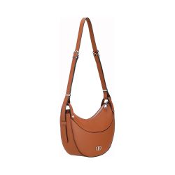 Sac épaule demi-lune Daphné en Cuir 