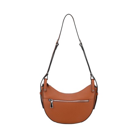 Sac épaule demi-lune Daphné en Cuir 