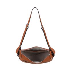 Sac épaule demi-lune Daphné en Cuir 